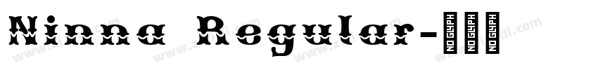 Ninna Regular字体转换